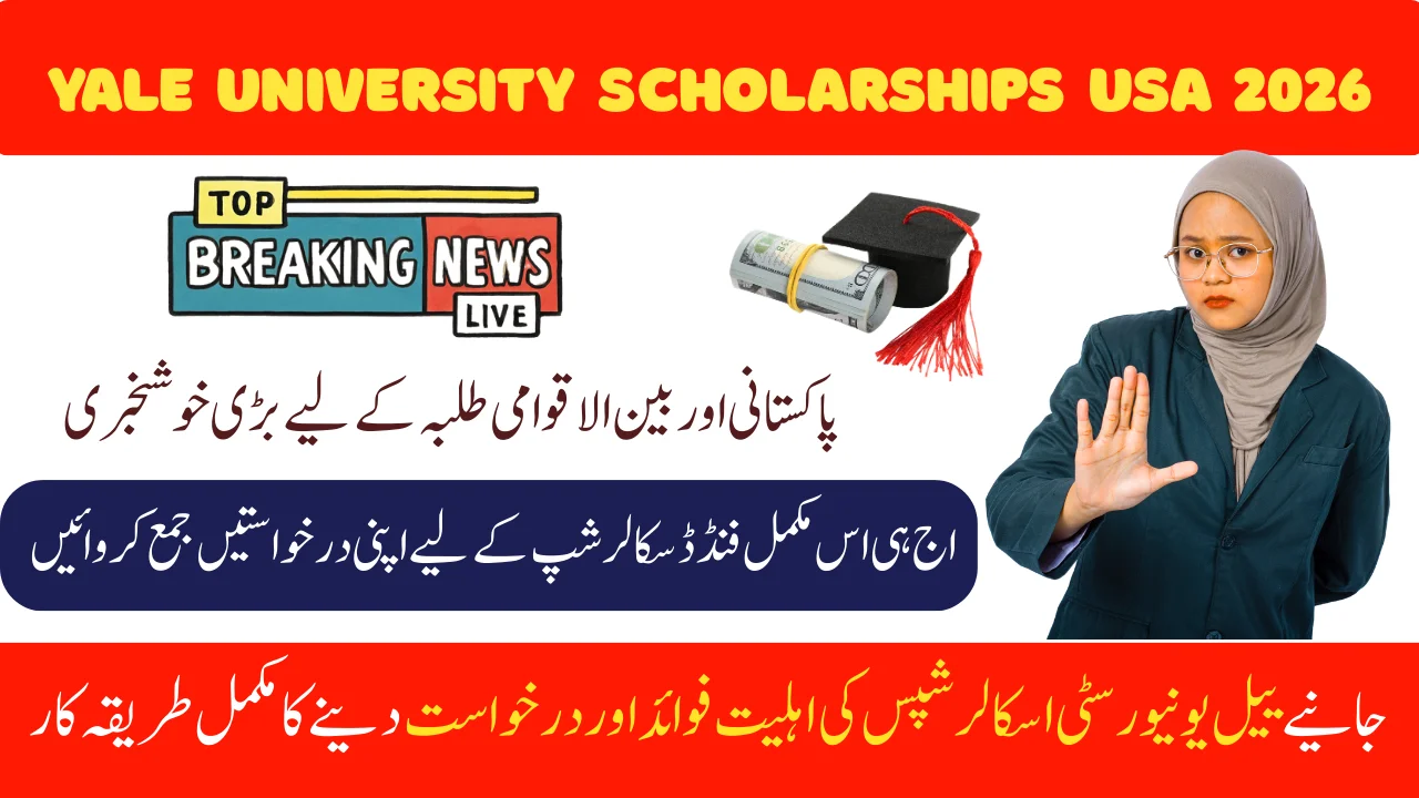 Yale University Scholarships USA 2026 – Eligibility, Benefits & Application Process